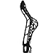 Women’s Mark 2 Offense Lacrosse Head Strung with Tech Trad (Mid Pocket - Black/Black)