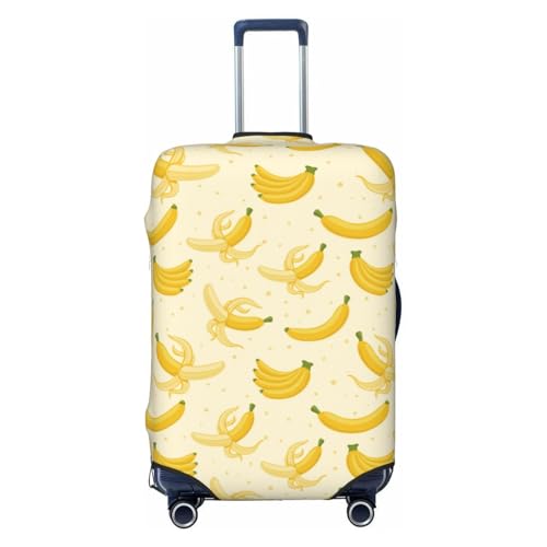 Luggage Cover Protector Suitcase Cover - Cute Banana No.1080 Soft Fashion Uitcase Cover for Luggage