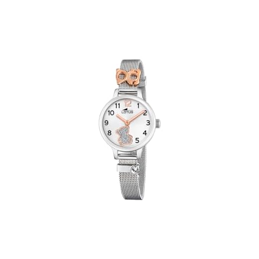 Lotus Reloj Infantil 18659/4 Junior Collection Caja de Acero Inoxidable 316l Plateado Correa de Acero Inoxidable 316l Plateado