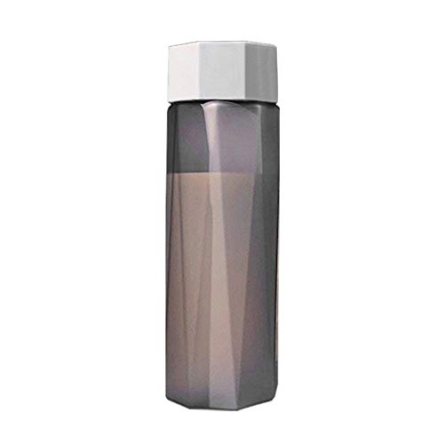 SOQNVLN Outdoor Barbecue and Camping Tools 380ml Portable Outdoor Sports Travel Plastic Water Bottle Drinking Cup Kettle - Grey