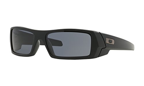 Oakley Gascan Sunglasses Matte Black with Grey Lens 61mm 03-473