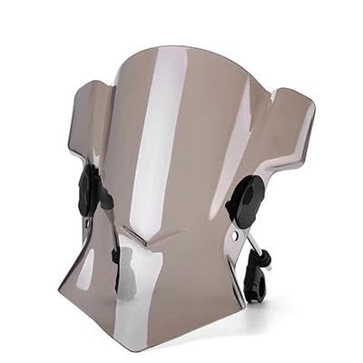 Windschutzscheibe Für Aprilia Mana 850 Shiver 750/SL750 Motorrad-Windschutzscheibe Mit Windabweiser(Gray)