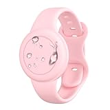 Wasserdichtes Apfel-AirTags-Armband für Kinder, versteckter Silikon-Airtag-Halter für Kinder,...