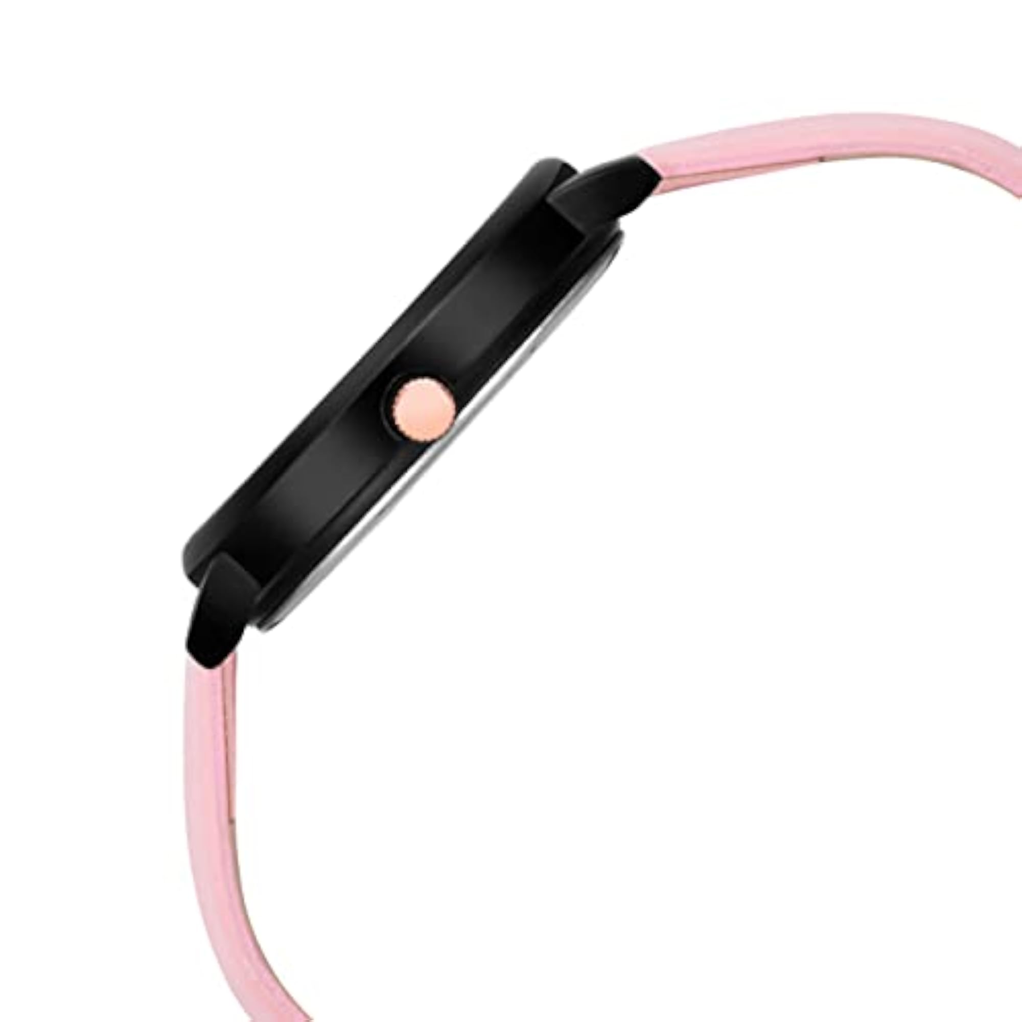 Black Round Dial Women's Analog Wrist Watch