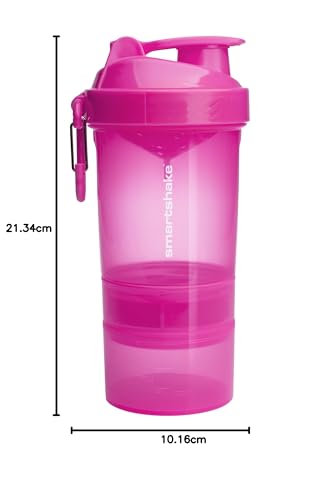 Image of SmartShake 10560501 Original 2Go Shaker, 600ml (Neon Pink)