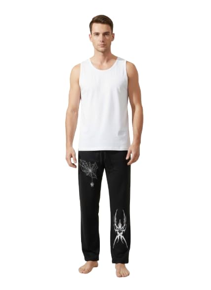 xenios |Men's Printed Summer Wear Bottom Wear(Track-Pant)_M2-BLACK-picture-38