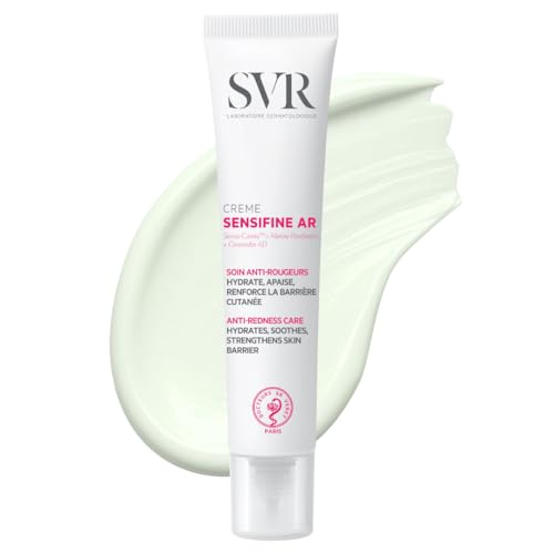 SVR SENSIFINE AR Cooling Hydrating Rosacea Cream for Face, Intensive Soothing Anti-Redness Moisturiser, 40ml (Balanced Skin)