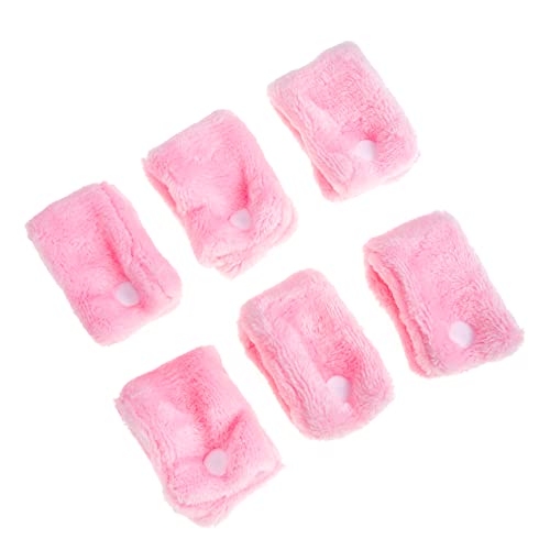 Ipetboom 6pcs Coral Fleece Hair Rollers for Heatless Curling Soft Hair Styling Tool for Women for Home Use and Travel Hairdressing Enthusiasts