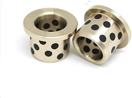 1pcs oil-free bearing circular flange copper bush JFB solid lubricant embedded graphite sleeve nut 45x35x40/50mm ODxIDxH - (Size: 45x35x50mm)