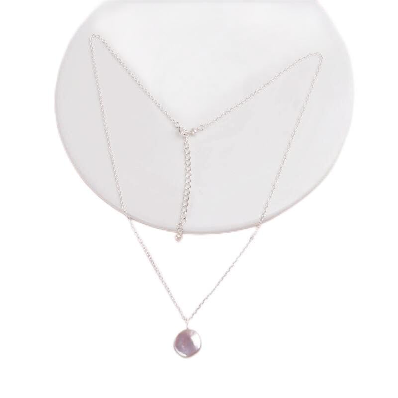 Neckin de perle en eau fraîche 12-13 mm pour look chic