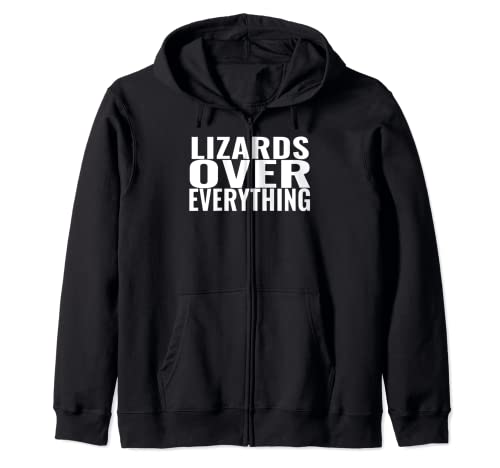 Funny Lizard Gift Tee Shirt Zip Hoodie