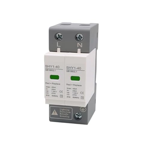 Dispositivo descargador de bajo voltaje 2P 275V con absorción de 30-60KA