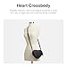 Coach Black Collection Coated Canvas Signature Heart Crossbody
