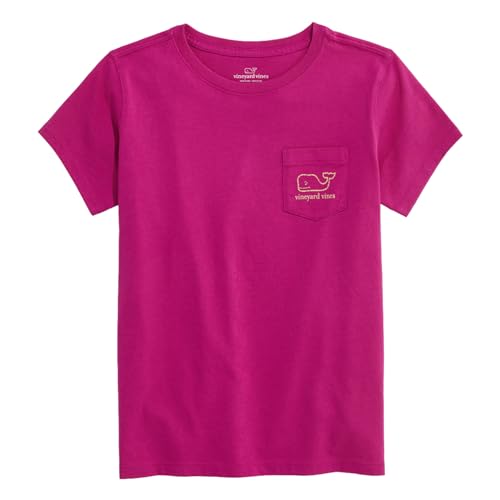 Image of vineyard vines Girls' Vintage Whale Short-Sleeve Pocket Tee