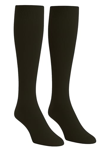 o-day Calcetines largos para hombre de algodón cálido (paquete de 2) – Suaves calcetines largos para hombre de invierno de color liso o fantasía Made in Italy, 43-46