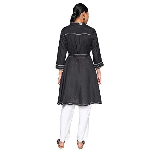 Image of global desi Women's Polyester Solid Regular Shirt