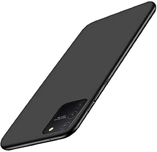 Image of Mobile Back Cover Case for Samsung Galaxy S10 Lite (Silicone Case|CameraProtection|Black SC1510)