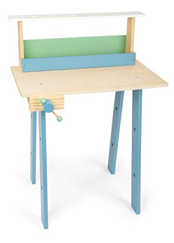 small foot Werkbank "Nordic" aus Holz, inkl. Werkzeugen und Zubehör, Rollenspielzeug für Kinder, ab 3 Jahren, 11375 – Bild 4