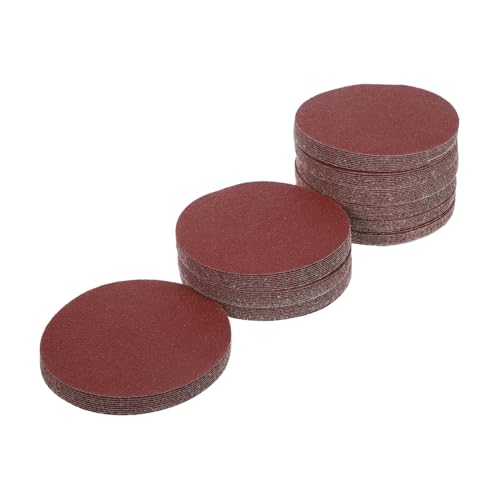 Disques abrasifs floqués lot de 100 pièces en grain assorti pour ponceuse à main et perceuse