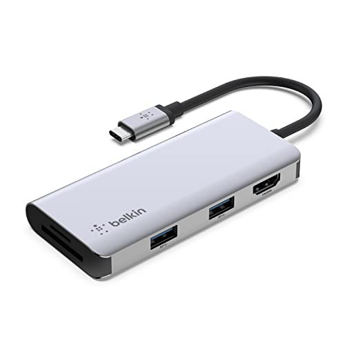 Belkin USB-C ハブ 8ポート HDMI×2 PD充電対応 美品 Belkin 8-in-1 Dual 4K USBハブをレビュー！2つのHDMI付きで