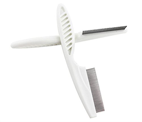 Hot 2PCS Pet Soft Animal Care Comb Protect High Density Comb for Cat Dog Pet Hair Grooming Comb Stainless Steel Comfort Comb Grooming