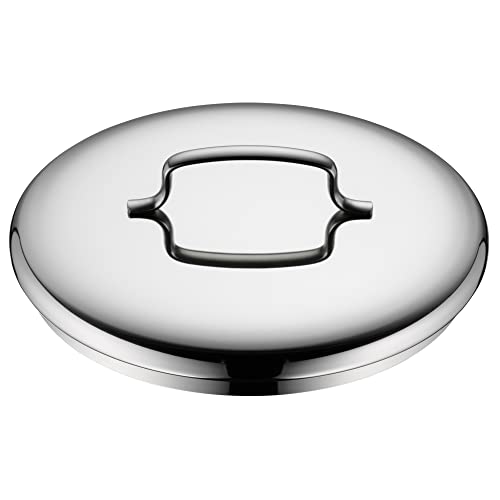 WMF 716836040 GemüseSteamer Ø 16 cm approx. 1,5l Mini stackable Cromargan stainless steel brushed suitable for all stove tops including induction dishwasher-safe, Silver