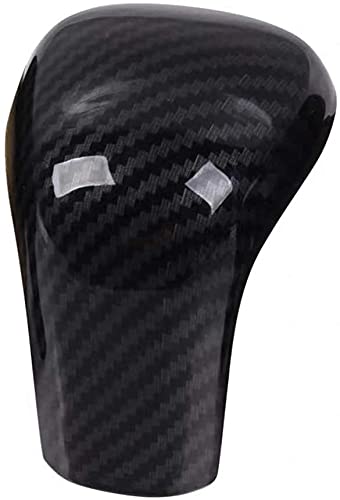 Duole Red Sport Carbon Fiber Gear Shift Knob Trim Cover Sticker Interior Accessories For Toyota Camry (2018-2021) Avalon(2019-2021) Corolla(2020-2021) (Carbon Fiber) #TOP1