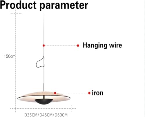 Suspension LED bois D35cm éclairage chaleureux pour table à manger