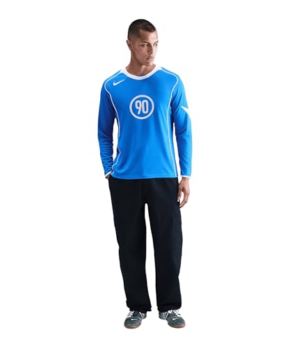 Nike M NK DF T90 Ls Energy 4 T-Shirt, Lt Photo Blue/White/White/Whit, S Hommes