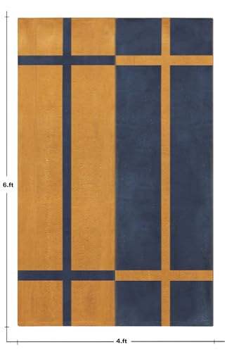 Tapis carré lavable résistant aux taches pour table à manger