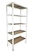 Produktbild Shelf Creations BASIC Schwerlastregal 200x70x60cm weiß 5 Böden Steckregal Kellerregal Lagerregal Werkstattregal Archivregal Haushaltsregal Ordnerregal Metallregal Garagenregal Fachbodenregal