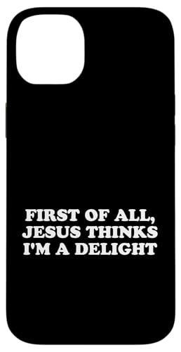 Jesus Says I'm a Delight Funny Christian �X�}�z�P�[�X iPhone 14 Plus �p