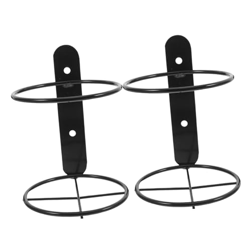 2pcs Wall Mounted Wine Rack Single Wine Bottles Display Holder Rustic Storage Organizer Hanging Beer Shelf for Kitchen Dining Room Bar