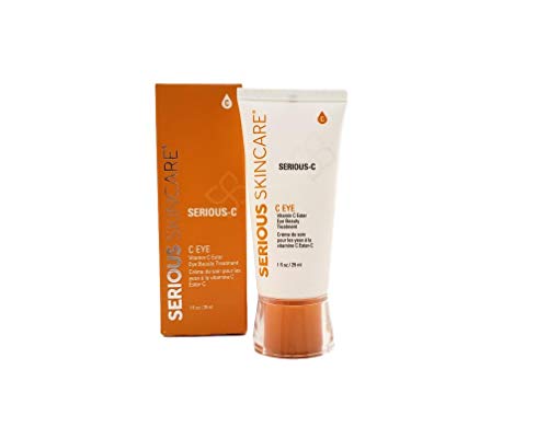 Serious Skincare Serious-C3 Plasma Eye Treatment for Bright and Hydrated Undereyes | Vitamin C | Eye Cream | 1-Pack, 1 Oz.
