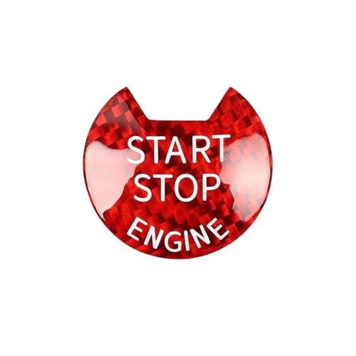 Autocollant pour bouton poussoir démarrage d'arrêt Nissan Altima rouge