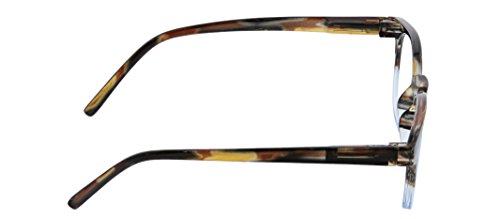 Peepers By Peeperspecs Unisex Adult Dynomite Focus Blue Light Filtering Reading Glasses, Blue/Brown, 47 Mm Us #TOP2