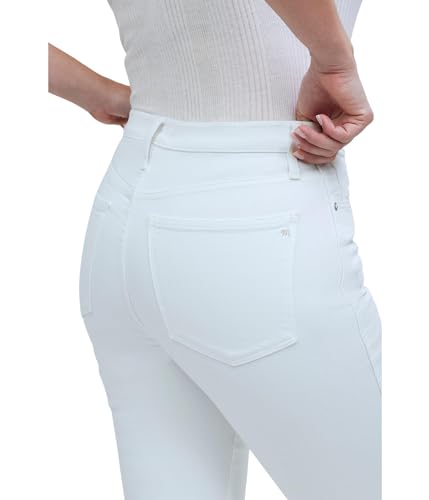Madewell Women's High-Rise Stovepipe Jeans in Pure White3