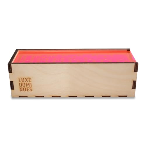 Deluxe Modern Domino Set Double Six miniatura 3