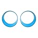 JeCar Front Grill Inserts & Headlight Trim Cover Exterior Accessories Compatible with Jeep Wrangler 2018-2023 JL & Unlimited, Light Blue