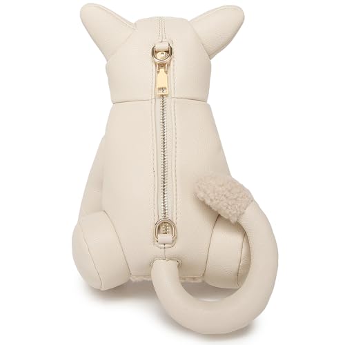 Image of Women PU Leather Unique Novelty Animal Shape Detachable Strap Crossbody Shoulder Bag Handbag Purse for Girls