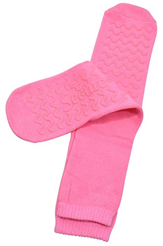 Ultra Soft Non-Slip Grip Slipper Socks - Fall Injury Prevention Hospital Sock All Around Tread Pattern2