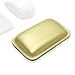 ProElife Office/Home PU Leather Mouse Wrist Rest Support Pad Mat Interior Soft Memory Foam for Magic Mouse Surface Mouse and Most of Wireless Wired Bluetooth Mouse Durable/Non-Slip (Gold Color)