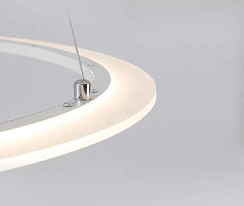 Chandelier LED Creative Round Ring d'architecte rouge pour grand hôtel
