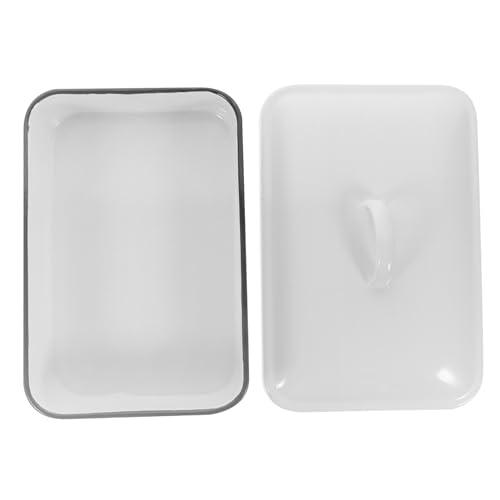 Plat de cuisson émail épais Artibetter blanc de qualité supérieure