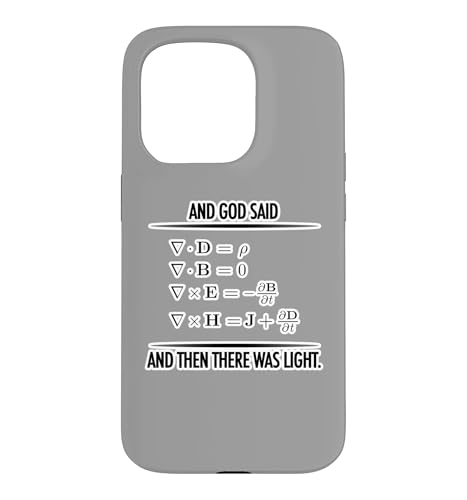 God Said Maxwell Equation then Light �����w�̊w���ւ̃M�t�g �X�}�z�P�[�X iPhone 15 Pro �p