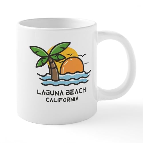 CafePress California Laguna Beach 20 oz Ceramic Mug