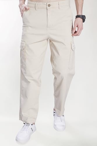 Image of DIVISIVE Men's Loose Baggy Fit Cotton Cargo Pants