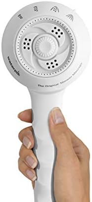 Waterpik SM-451E 1.8 GPM PowerSpray+ Original Shower Massage Shower Head, White