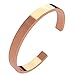 Produktbild Kupferarmband Natur Armspange massiv Kupfer ohne Magnet  Schlichtes Design Armreif 8mm