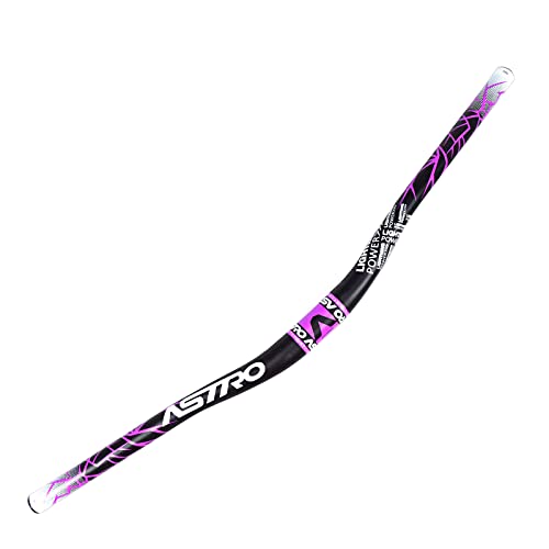 GRTE Mountainbike-Lenker Leichter Aero-Aluminium-MTB-Riser-Lenker 31.8×680/720/780mm extra lang Farbige Fahrradlenker,Lila,780mm Cover